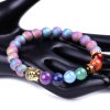 7 Chakra Rainbow Beaded Bracelet 2