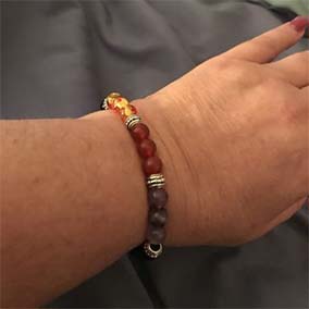 7 Chakra Bracelet Customer Image 5