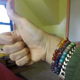 7 Chakra Bracelet Customer Image 6