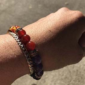 7 Chakra Bracelet Customer Image 8