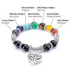 Chakra Reiki Heart Bracelet Crystals 2