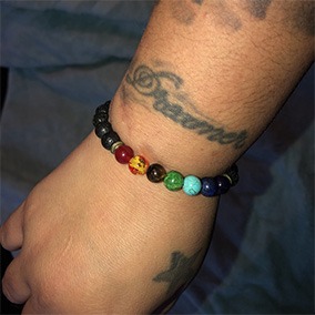 7 Chakra Diffuser Bracelet Customer Image 1