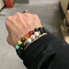 7 Chakra Diffuser Bracelet Customer Image 8