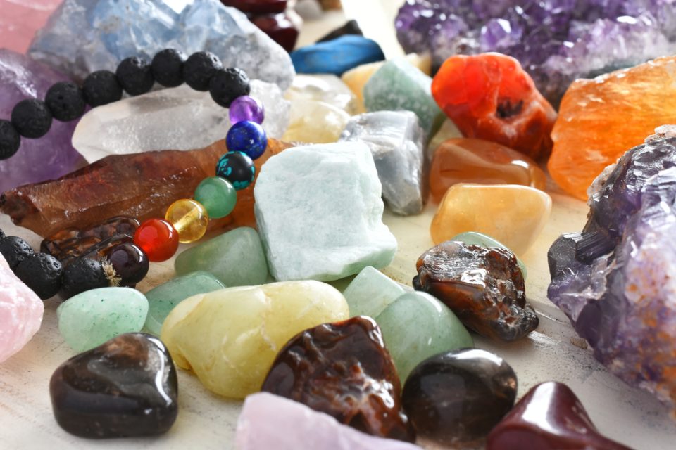 A,Close,Up,Image,Of,A,Healing,Chakra,Bracelet,With